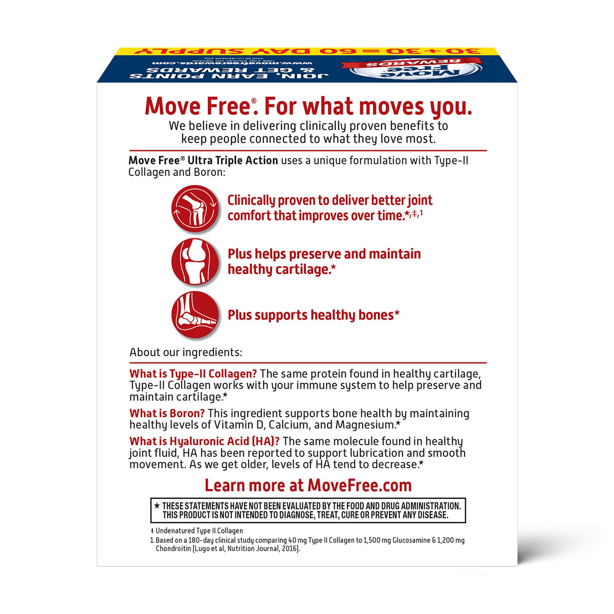 Move Free Ultra Triple Action Joint Support Tablet - 60 Count - image 11