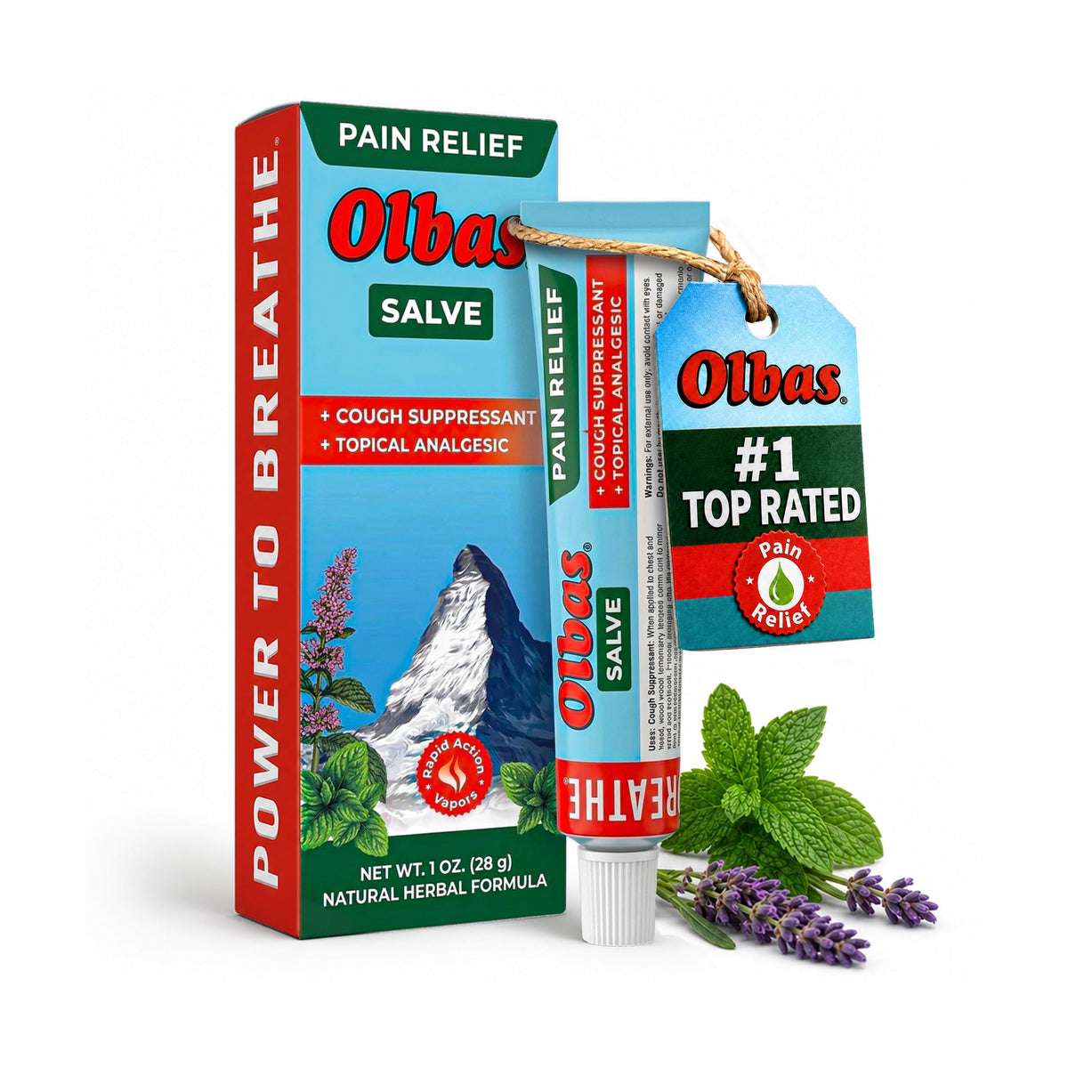 Olbas Analgesic Salve 1 oz, Fast Acting Arthritis Pain Reliever