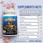 EXIR Eye Supplement with Lutein & Saffron - 60 Capsules - image 5