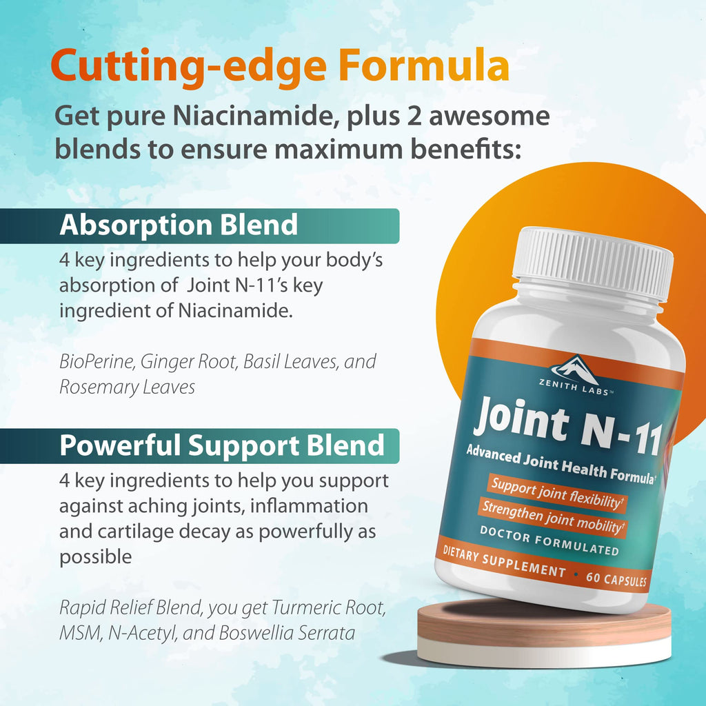 Zenith Labs Joint N-11 Joint Health Supplement - 60 Capsules - image 8