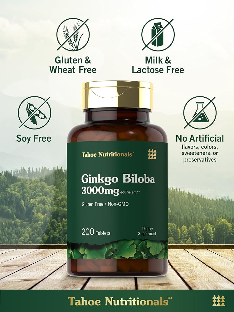 Carlyle Ginkgo Biloba Extra Strength - 200 Vegetarian Tablets - image 5