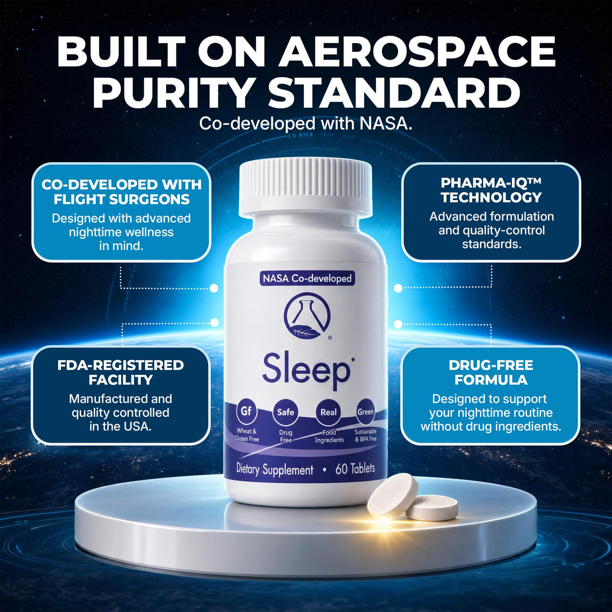 Nugevity Sleep Natural Sleeping Aid Supplement - 60 Tablets - image 4