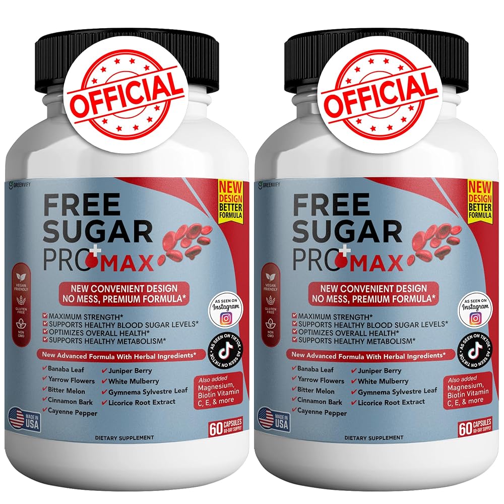 GREENVIFY Free Sugar Pro Max All Natural Formula to Maintain Healthy