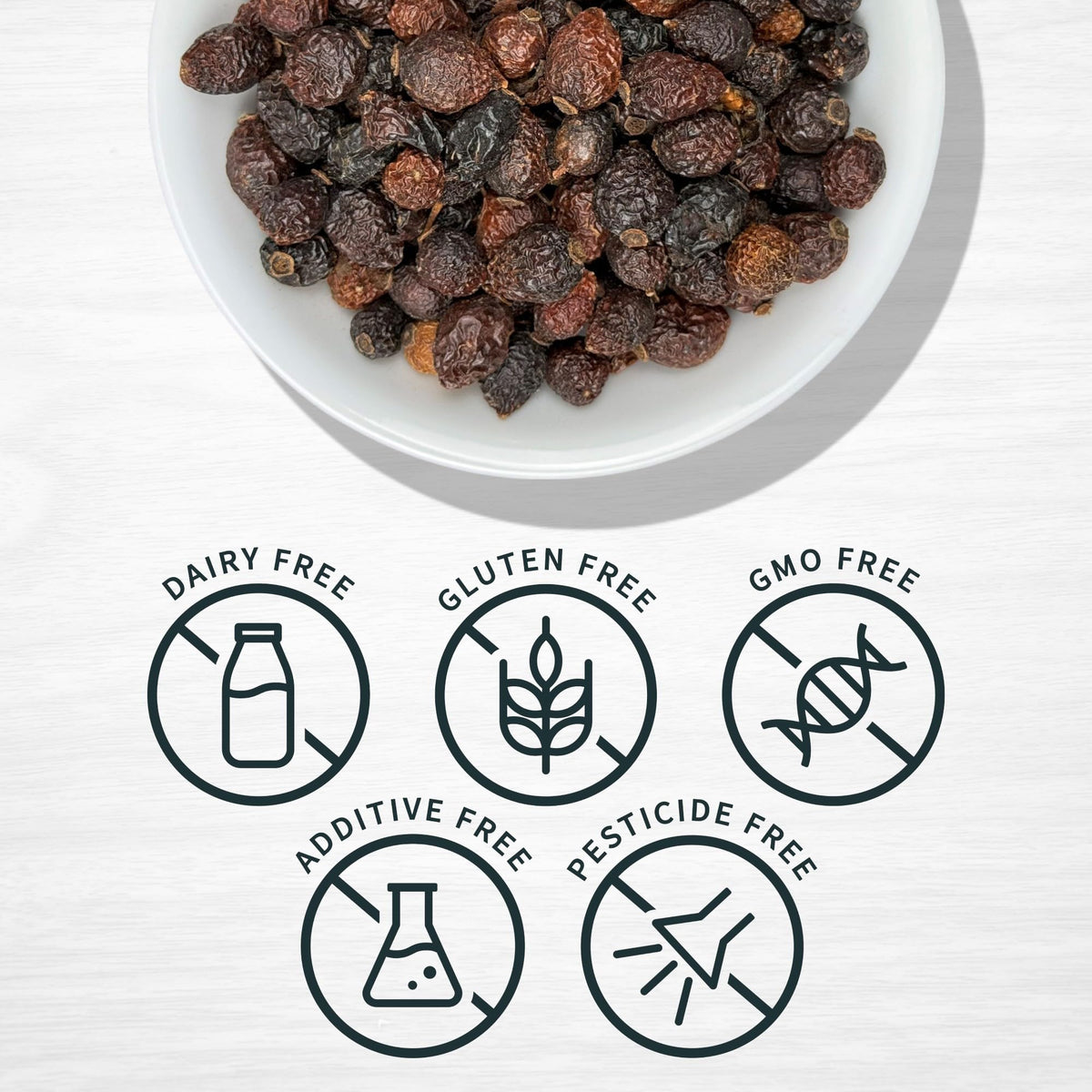 Evergreen Herbs Rosa Canina Rose Hips - 8 oz. - image 3