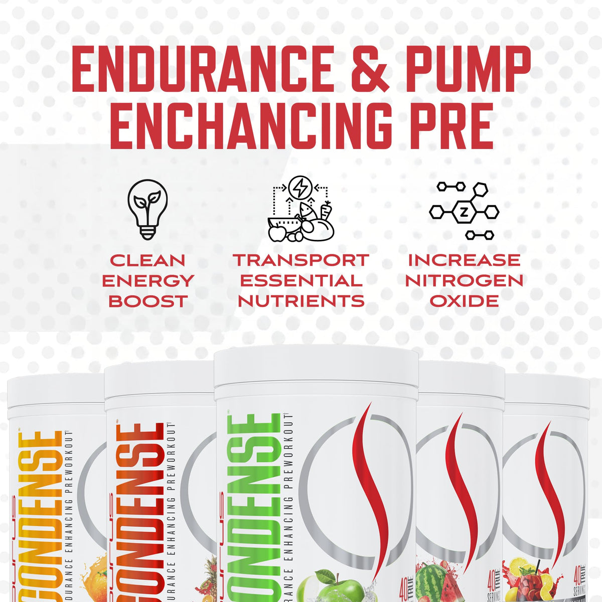 Purus Labs CONDENSE PreWorkout Powder, 40 Servings
