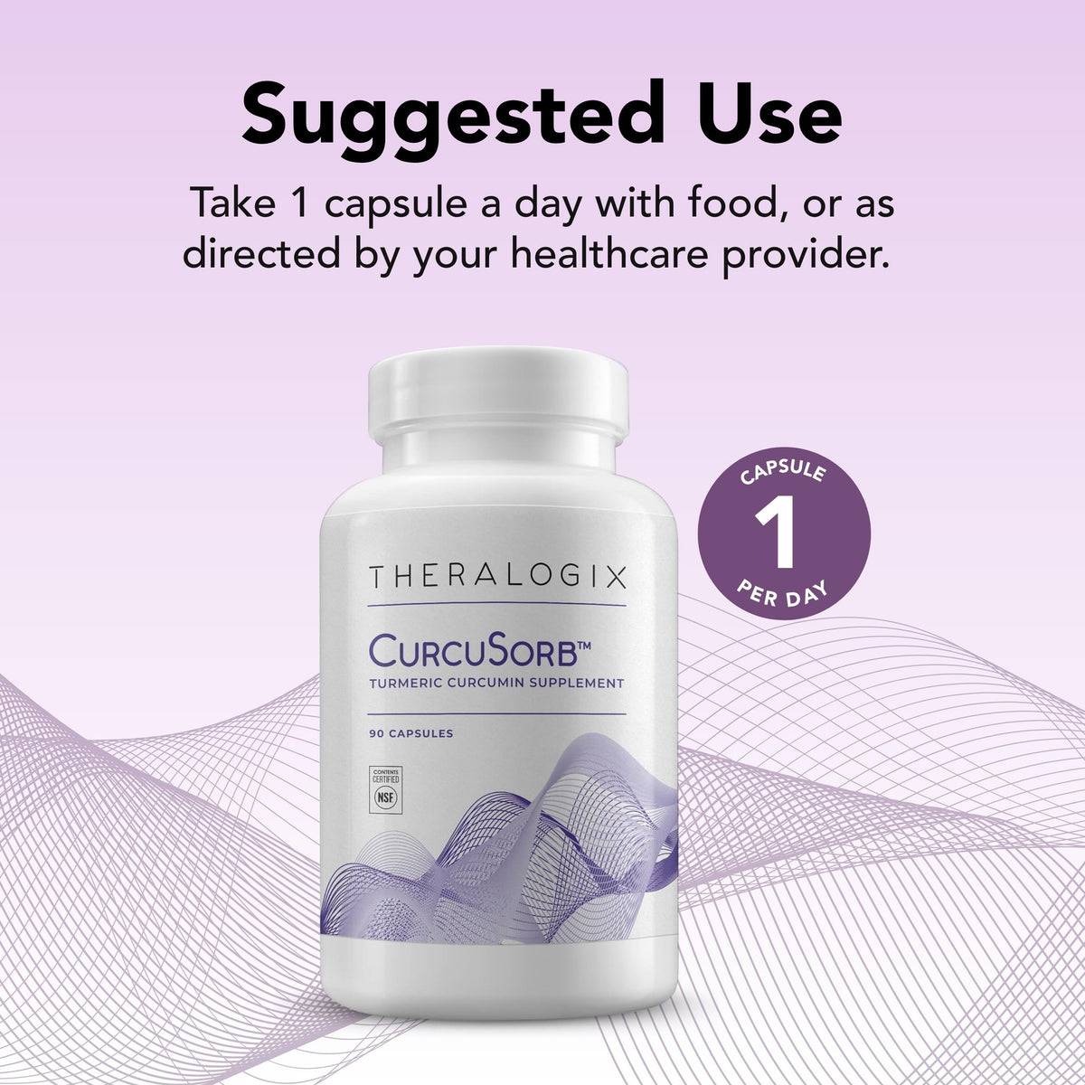 Theralogix CurcuSorb Turmeric Curcumin Joint Support - 90 Capsules - image 4