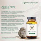 MD Prescriptives Adrenal Forte Adrenal Support - 120 Capsules - image 3