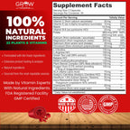 Grow Vitamin Heart Support Supplement - 90 Capsules - image 5