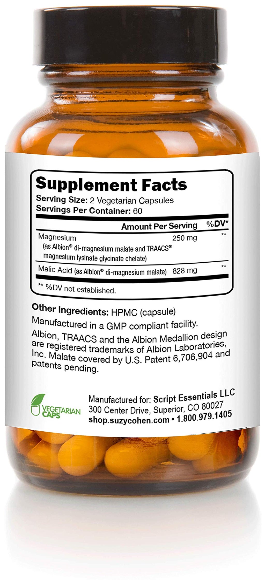 Script Essentials Chelated Magnesium Glycinate Capsules - 90 Count - image 3