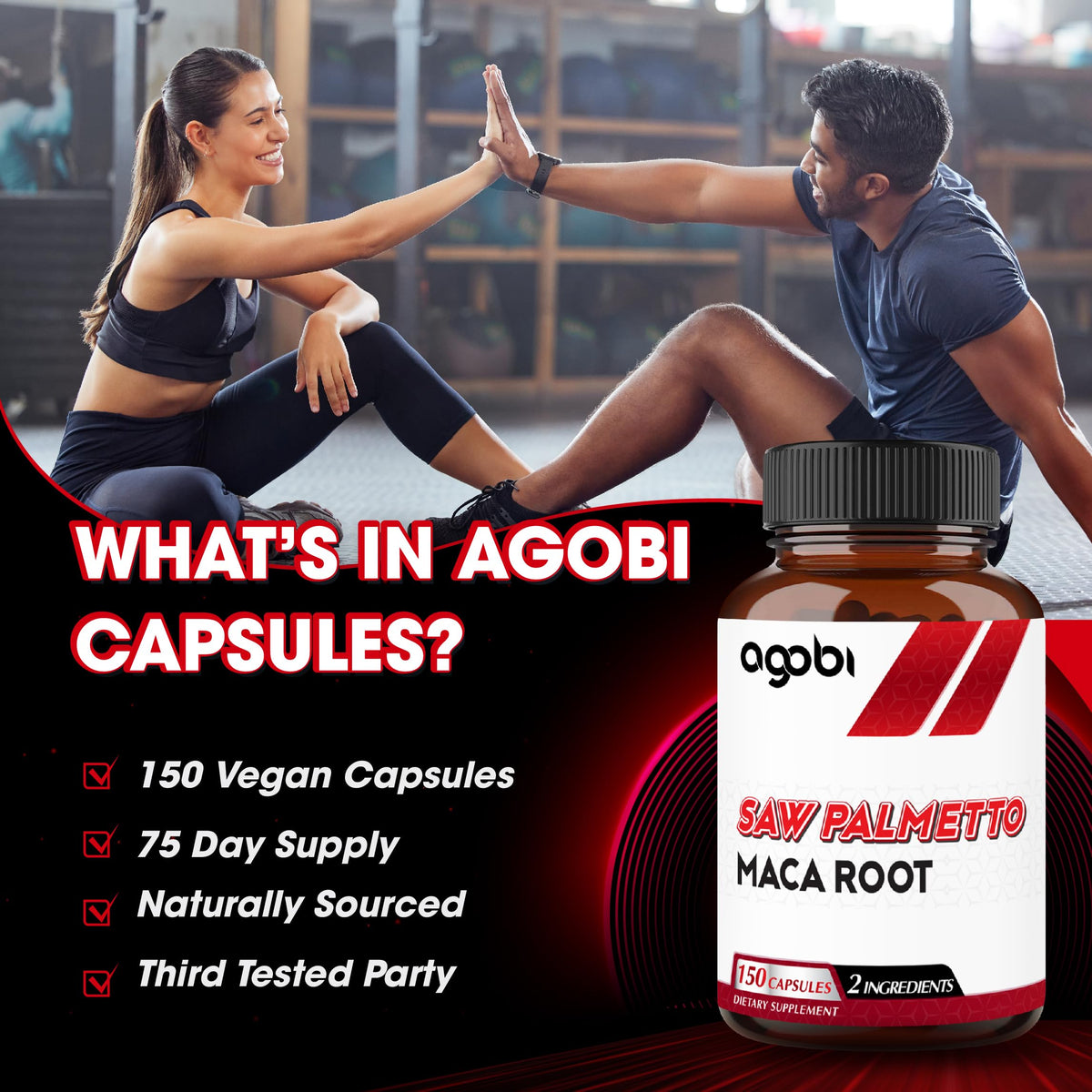 agobi Premium Saw Palmetto Capsules