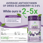 Purify Life USDA Organic Dried Elderberries - 1 lb - image 2