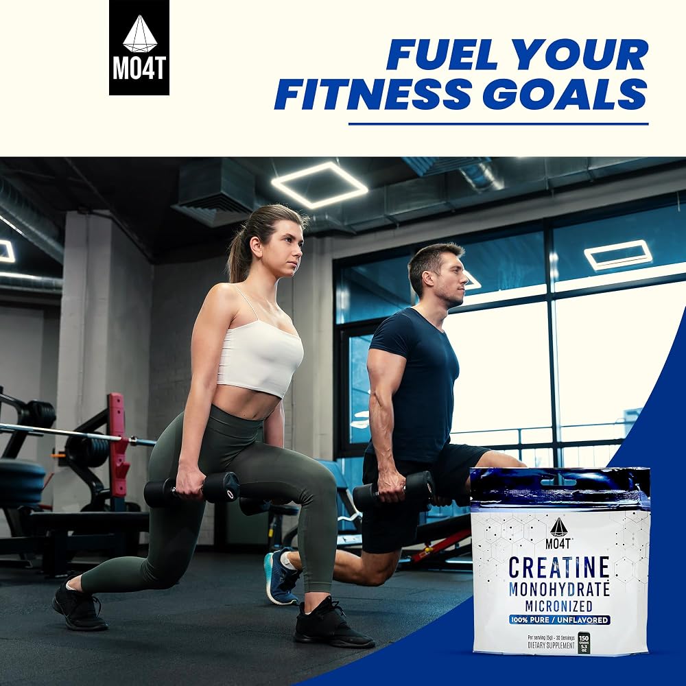 MO4T Creatine Monohydrate Micronized Powder - 30 Servings - image 5