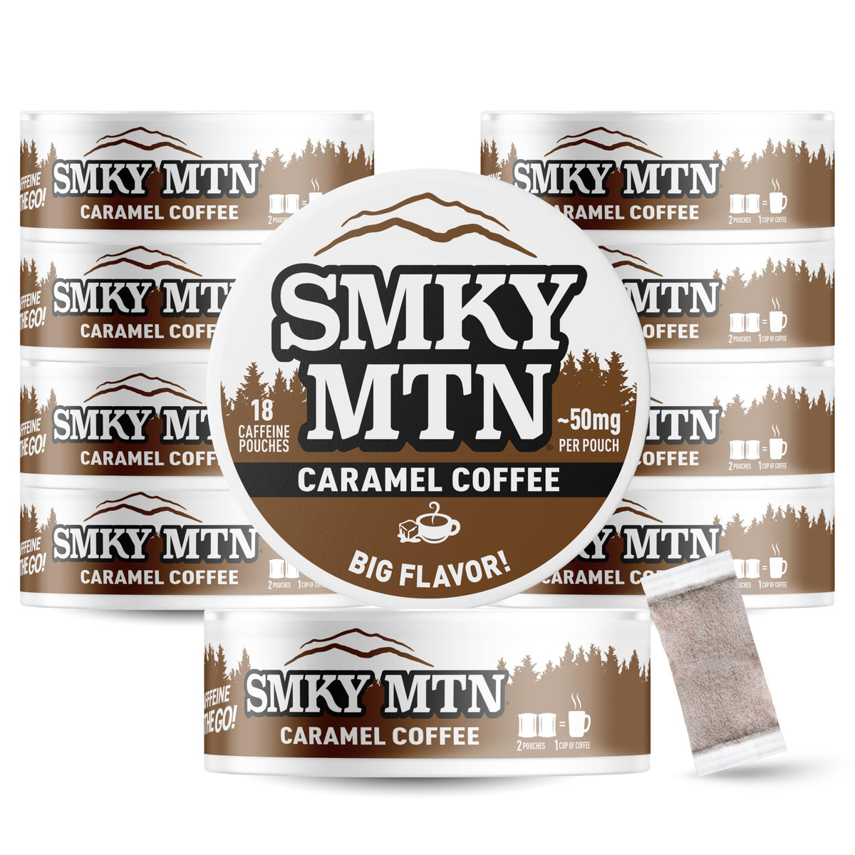 Smokey Mountain Pouches - Nicotine-Free and Tobacco-Free - 10 Can