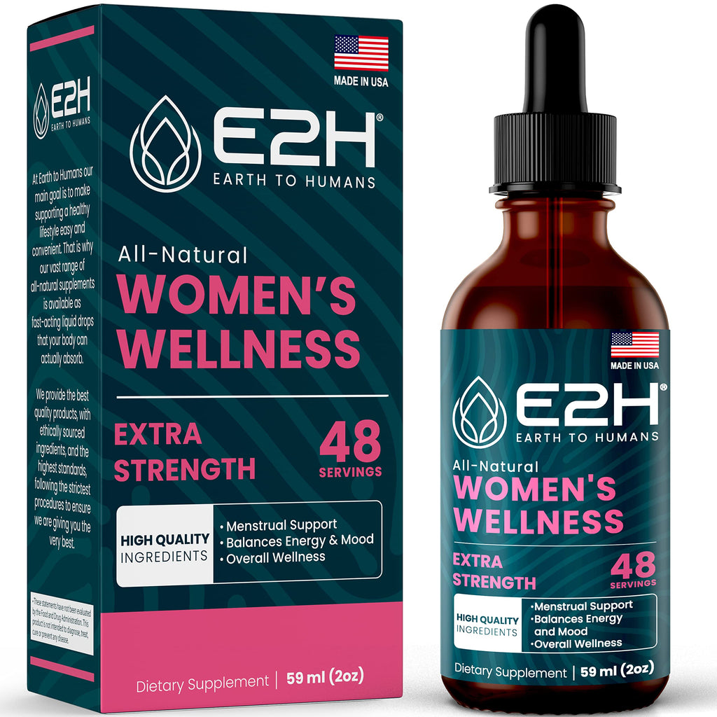 E2H Women's Wellness Hormone Balance Drops - 2 Fl Oz