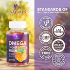 Nature's Nutrition Omega 369 Gummies - Vegan Triple Omega 3