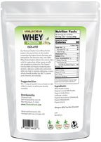 Z Natural Foods Whey Protein Isolate- Grass-Fed, No Sugar