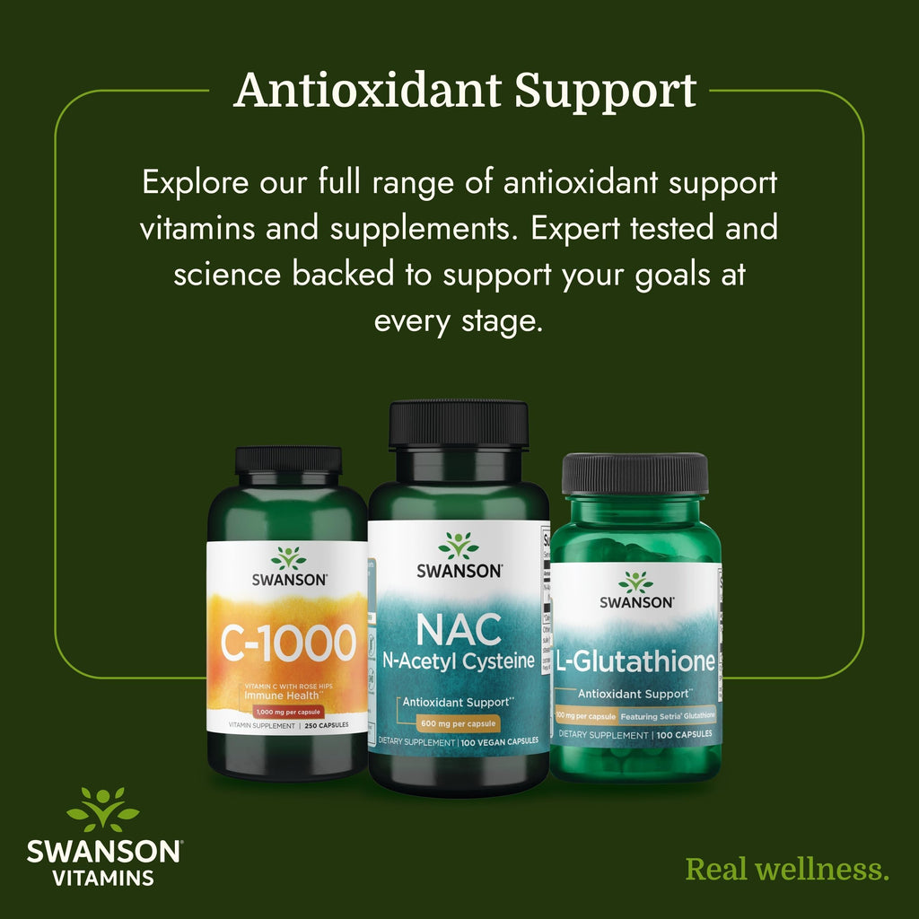 Swanson NAC N-Acetyl Cysteine 600 mg - 300 Vegan Capsules - image 6