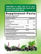 Nature's Truth Black Elderberry Gummies - 50 Vegan Gummies - image 2