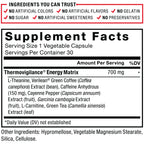 Force Factor LeanFire Pre Workout Energy Pills with Green Tea Extract and Caffeine