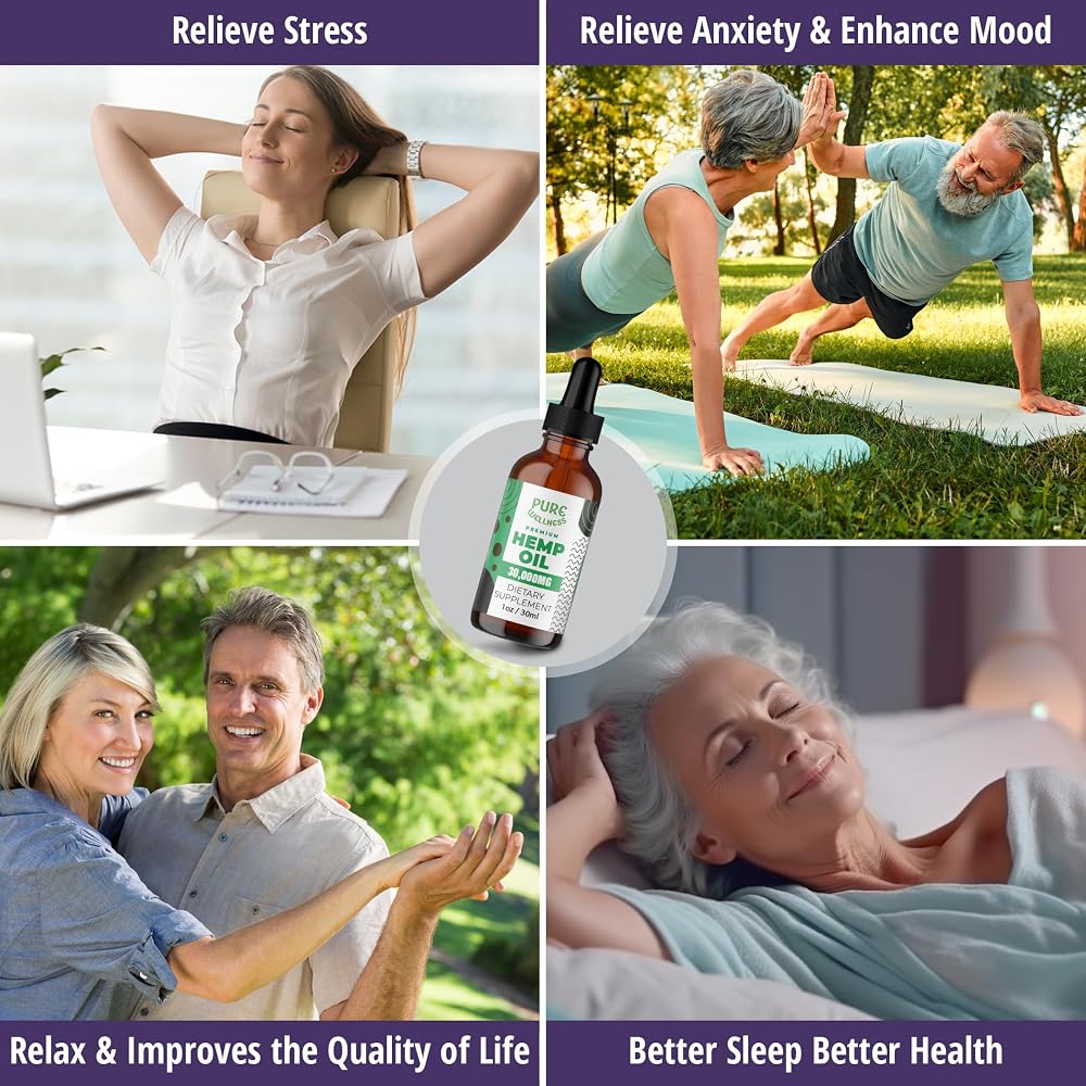 Pure Wellness Hemp Seed Oil Omega 3-6-9 - 6 Pack - image 3