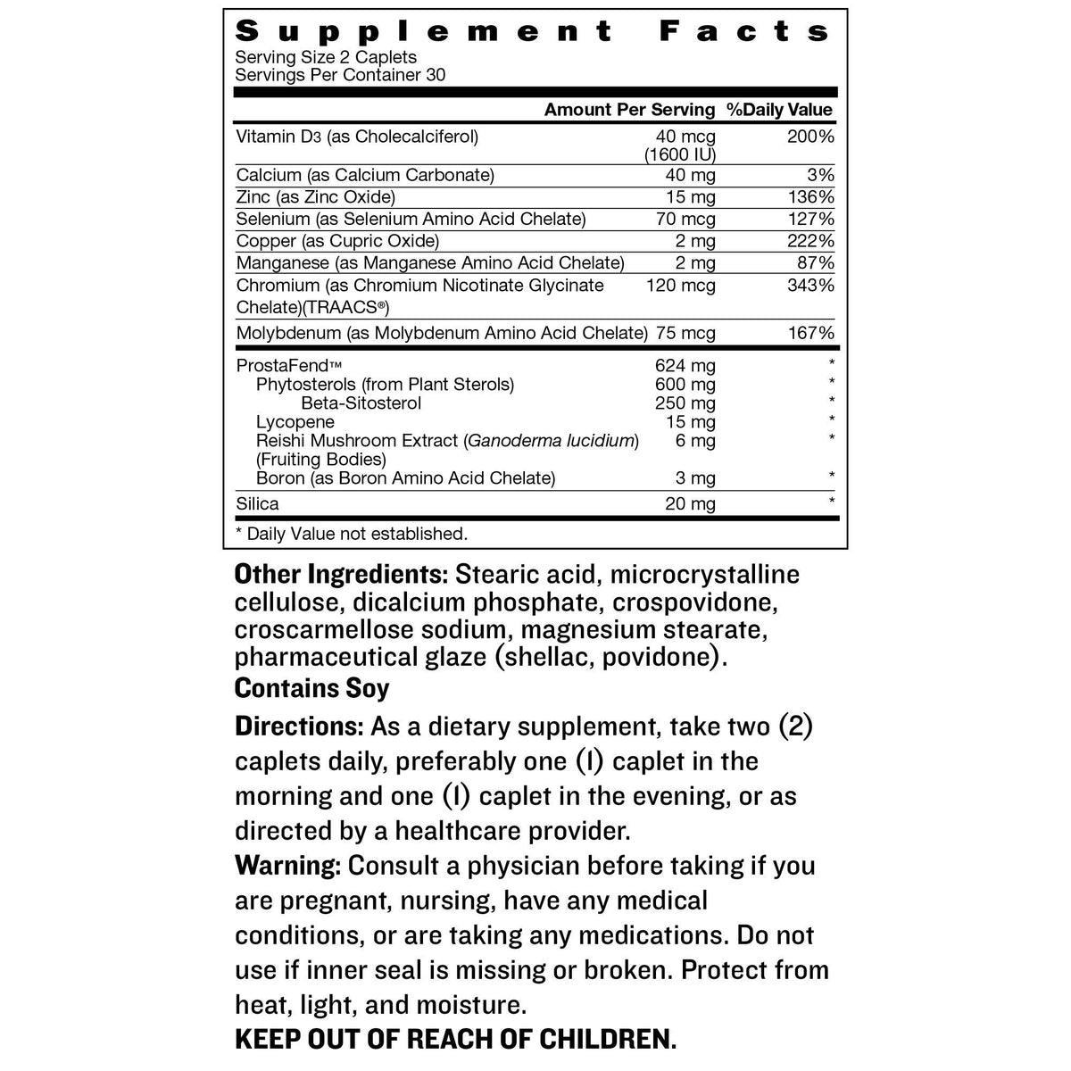 Super Beta Prostate Advanced Prostate Health Supplement - 240 Caplets - image 8