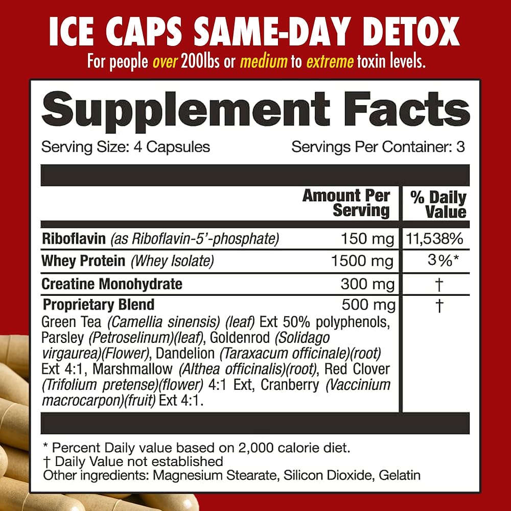 Rescue Detox ICE CAPS Concentrated Cleansing Capsules - 12 Count - image 2