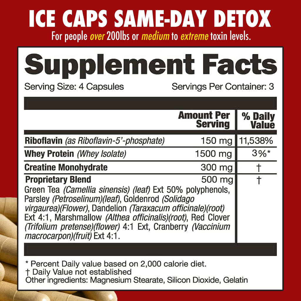 Rescue Detox ICE CAPS Concentrated Cleansing Capsules - 12 Count - image 2