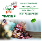 Lifeable Sugar Free Vitamin C for Kids 250 mg - 90 Gummies - image 3