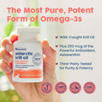 NativePath Wild-Caught Antarctic Krill Oil 500mg - 30 Softgels - image 2