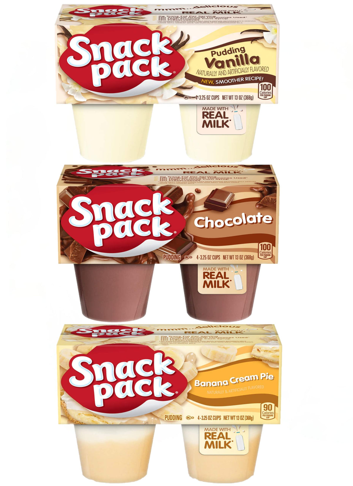 BAY AREA MARKETPLACE Snack Pack Pudding Cups Variety Pack - 12 Cups - image 2