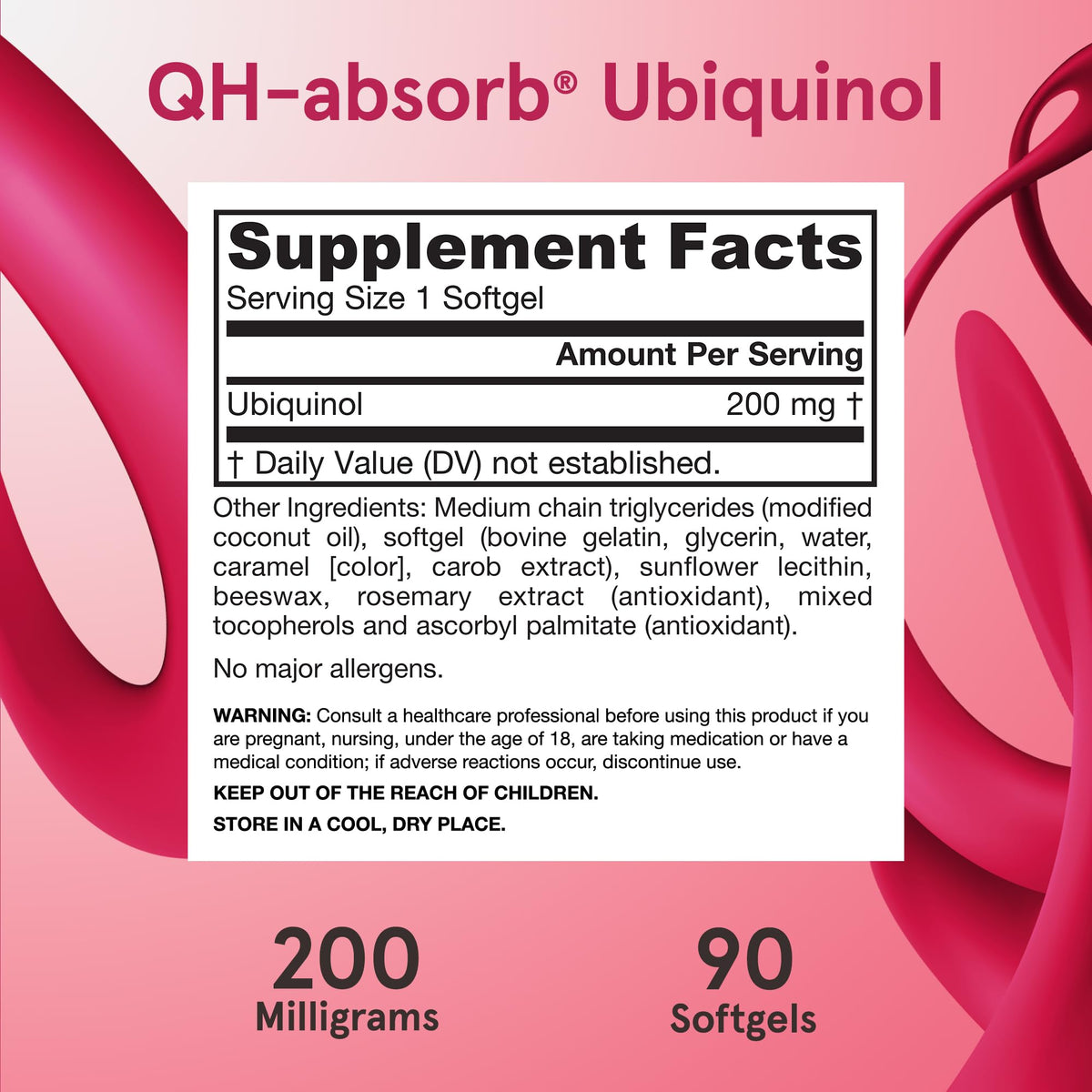Jarrow Formulas QH-Absorb CoQ10 200mg Ubiquinol - 90 Softgels - image 5