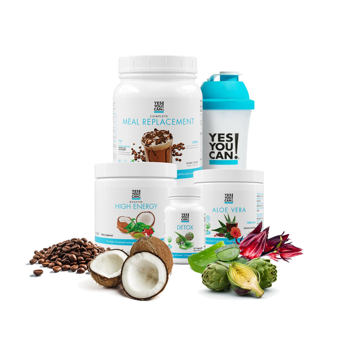 Yes You Can! Detox Plus Fiber Kit, 5-in-1 Daily Cleanse