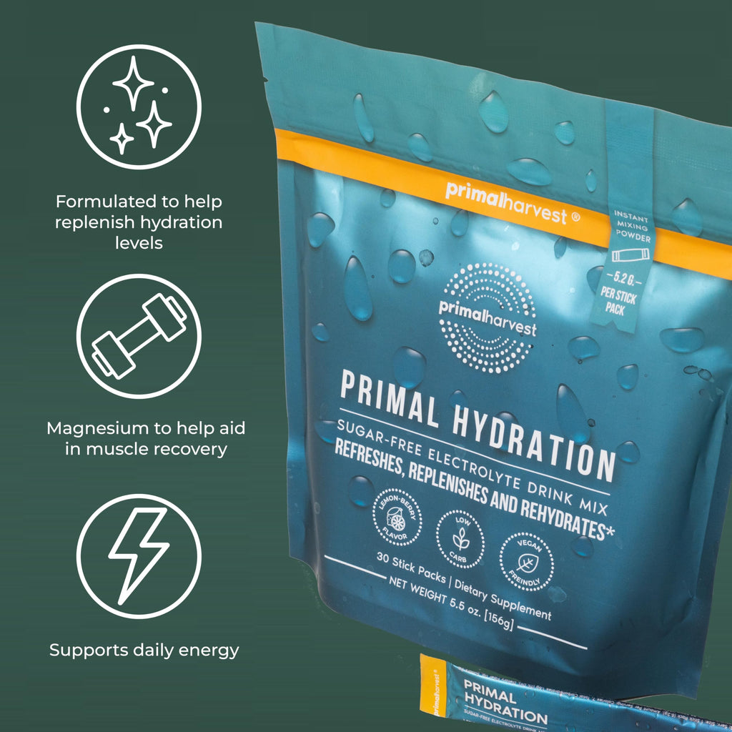 Primal Harvest Hydration Electrolytes Powder Lemon Berry - 30 Servings - image 6