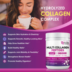 NATURE TARGET Multi Collagen Peptides Powder - 35 Servings - image 3
