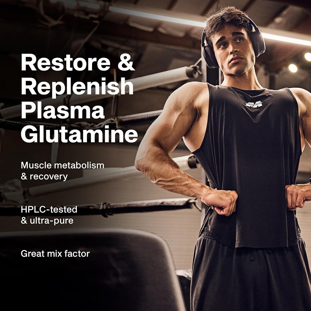 MuscleTech 100% L-Glutamine Powder for Muscle Recovery - 60 Servings - image 2