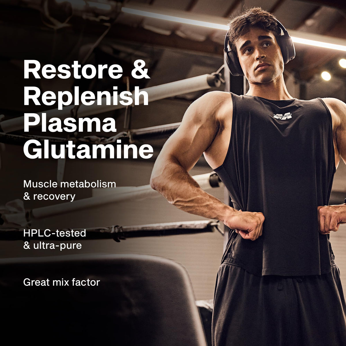 MuscleTech 100% L-Glutamine Powder for Muscle Recovery - 60 Servings - image 2