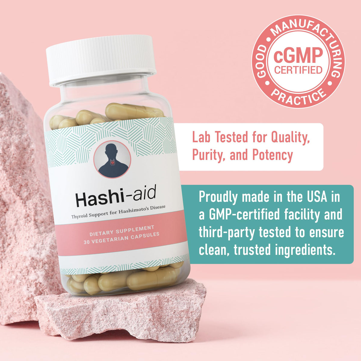 IBDassist Hashi Aid Thyroid Support Capsules - 30 Vegetarian Capsules - image 8