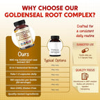PeakPury Goldenseal Root 1500 mg with Echinacea - 150 Capsules - image 8