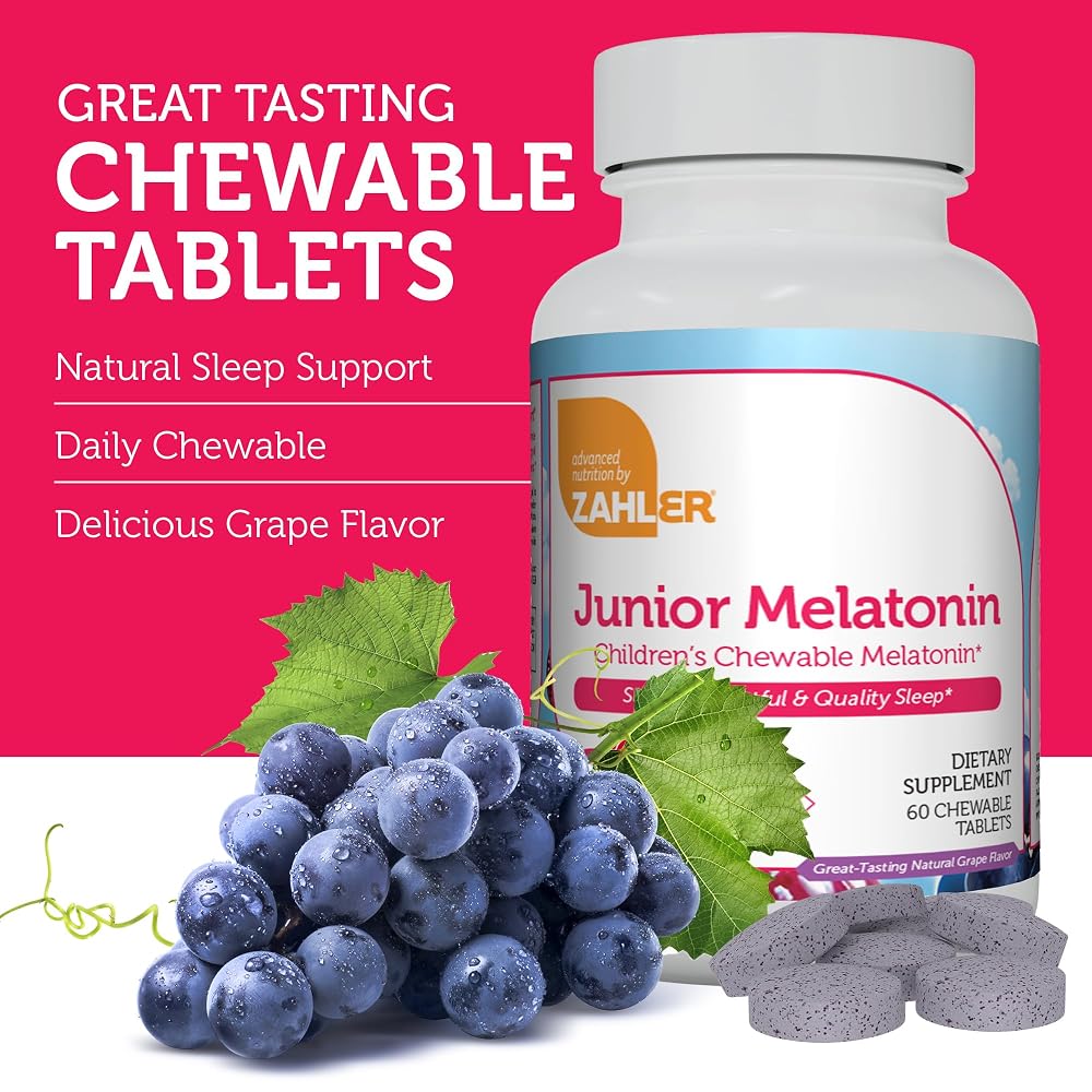 Zahler 1MG Children's Melatonin for Kids - Sleep Support and Quality