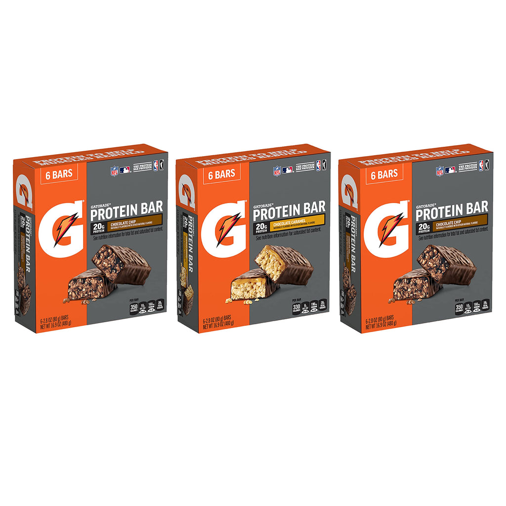 Gatorade Whey Protein Bars Variety Pack - 18 Count