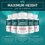 BTQ BIOTEQUE LAB Height Growth Maximizer Calcium Vitamin D3 Zinc - 60 Capsules - image 4