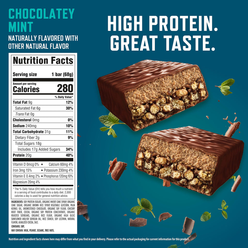 CLIF BUILDERS Protein Bars, Chocolatey Peanut Butter, Gluten Free