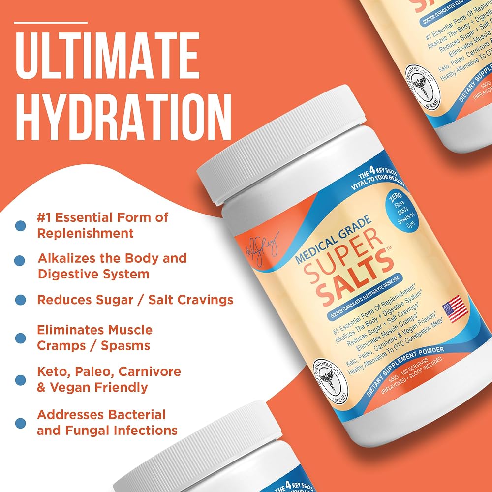 Dr. Liz Cruz Super Salts Electrolytes Hydrating Powder - 17.63 oz - image 3