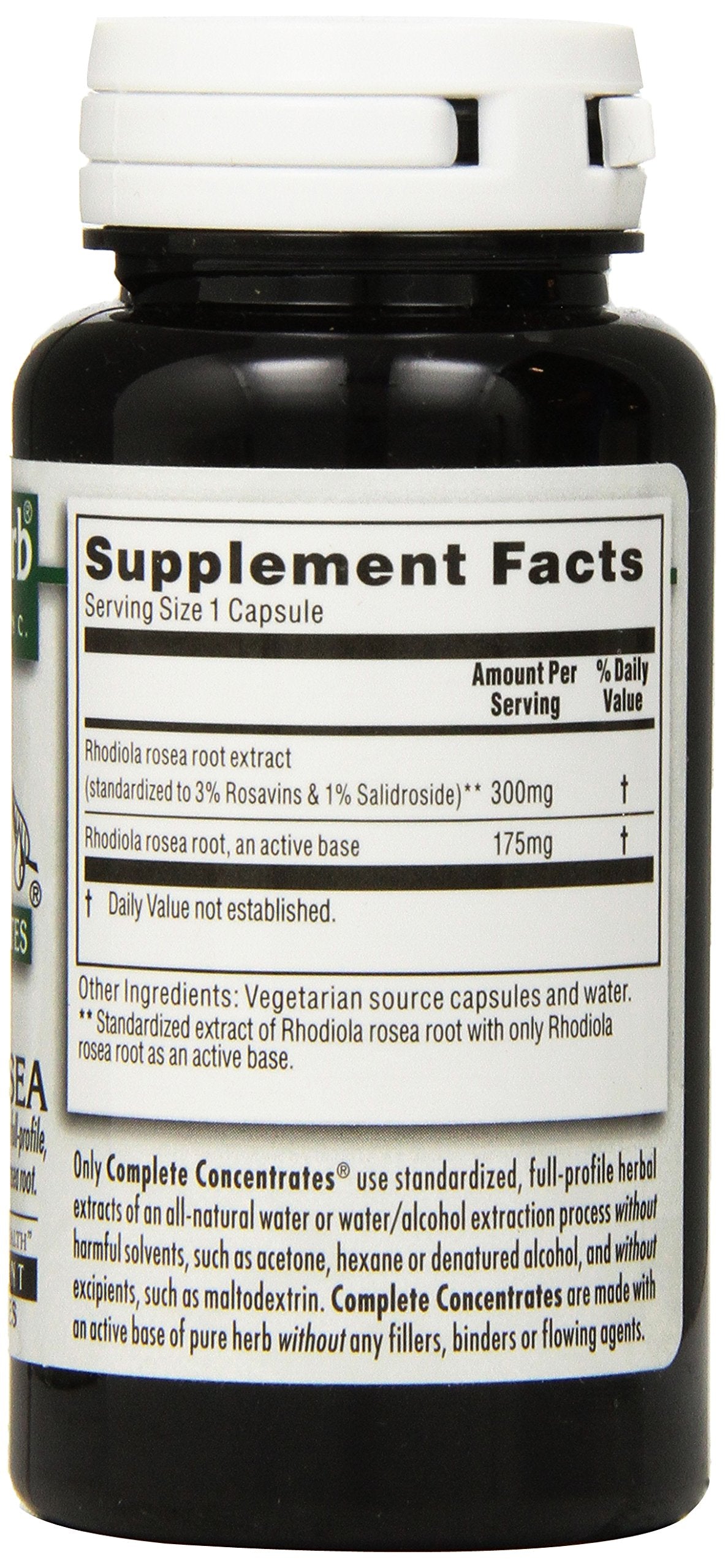 Kroeger Herb Rhodiola Rosea Vegetarian Capsules - 90 Count - image 3