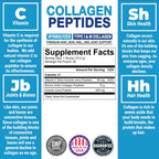 PEScience Collagen Peptides Powder Type I & III with Vitamin C - 11 oz - image 4