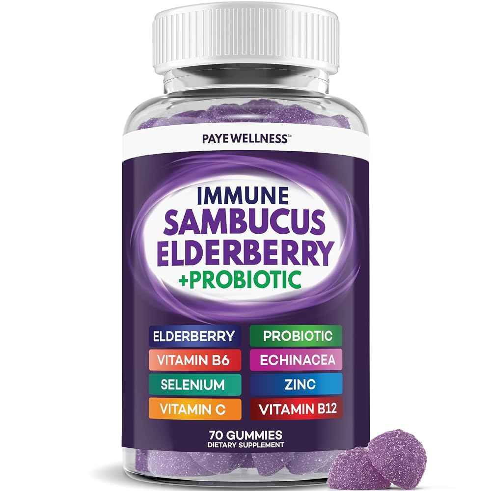 PAYÉ Elderberry Gummies Immune Support