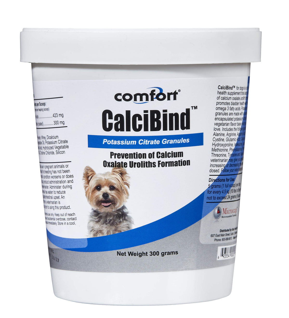 KALA HEALTH Comfort CalciBind Potassium Citrate Granules for Dogs - 300g