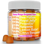 SHIZAM Bee Pollen Royal Jelly Citrus Bergamot Gummies - 60 Count