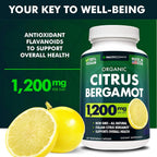Healthy Extracts Citrus Bergamot Supplement 1200mg - 60 Capsules - image 2