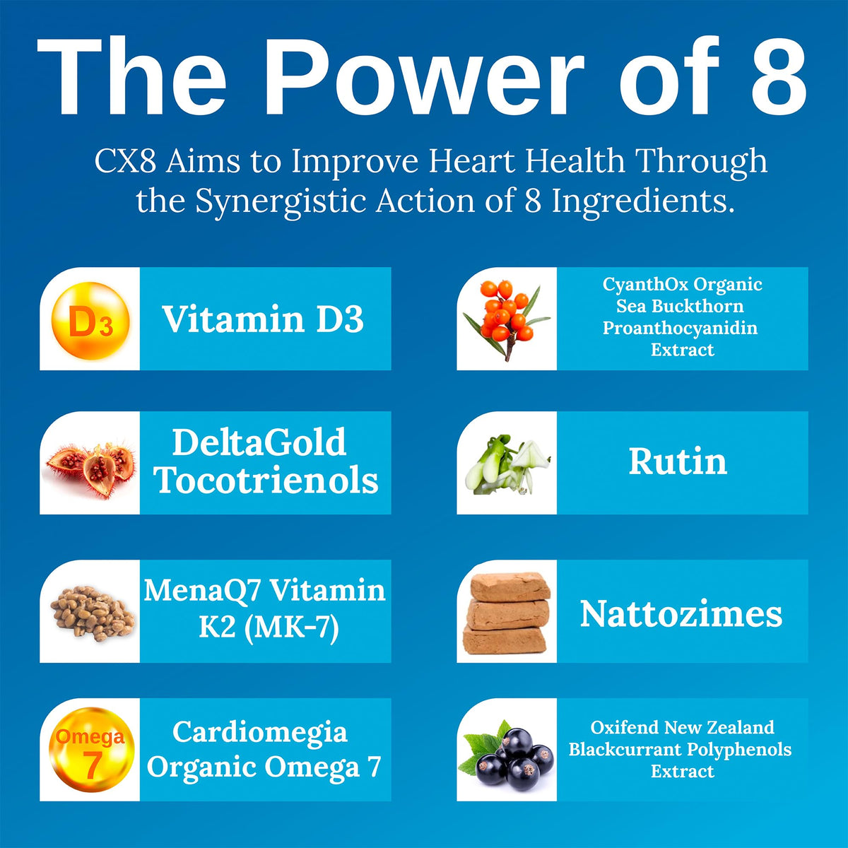 Xtendlife CX8 Heart Health Supplement - 90 Capsules - image 3